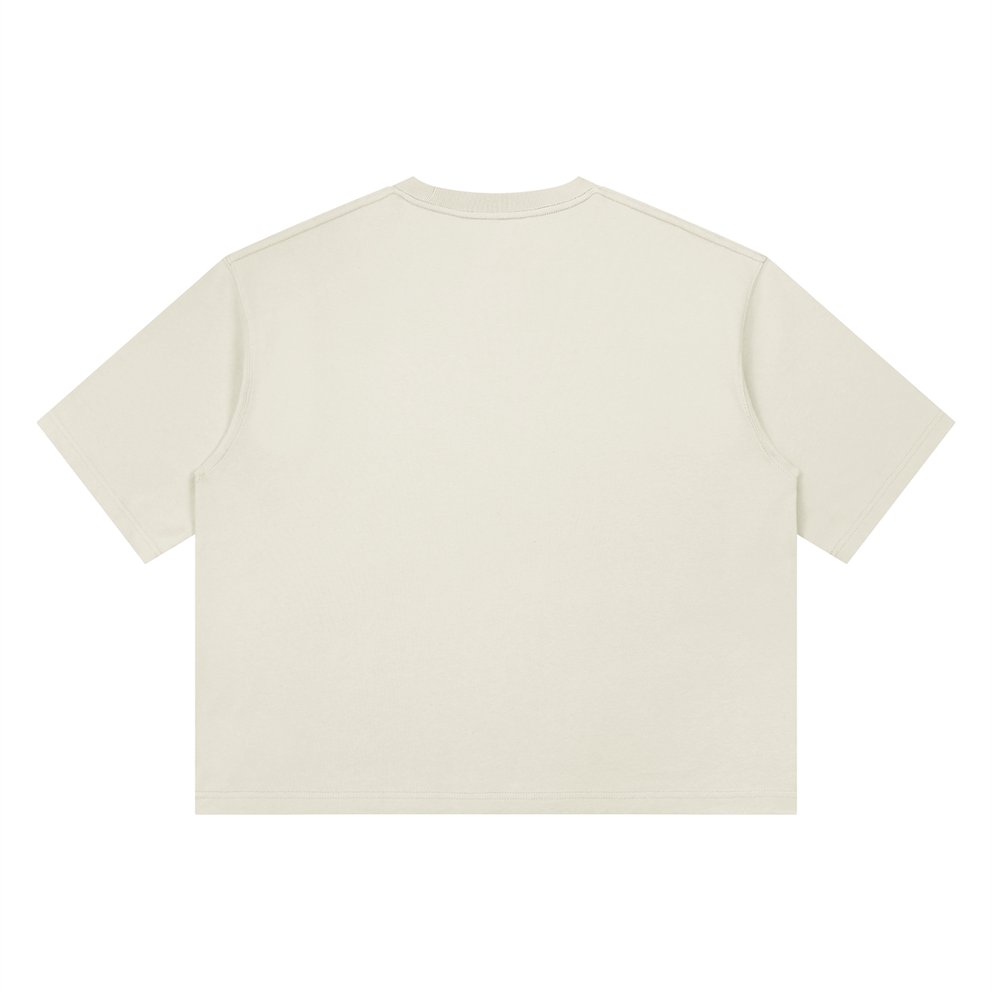 ESSENTIALS BOXY TEE - 'OAT'
