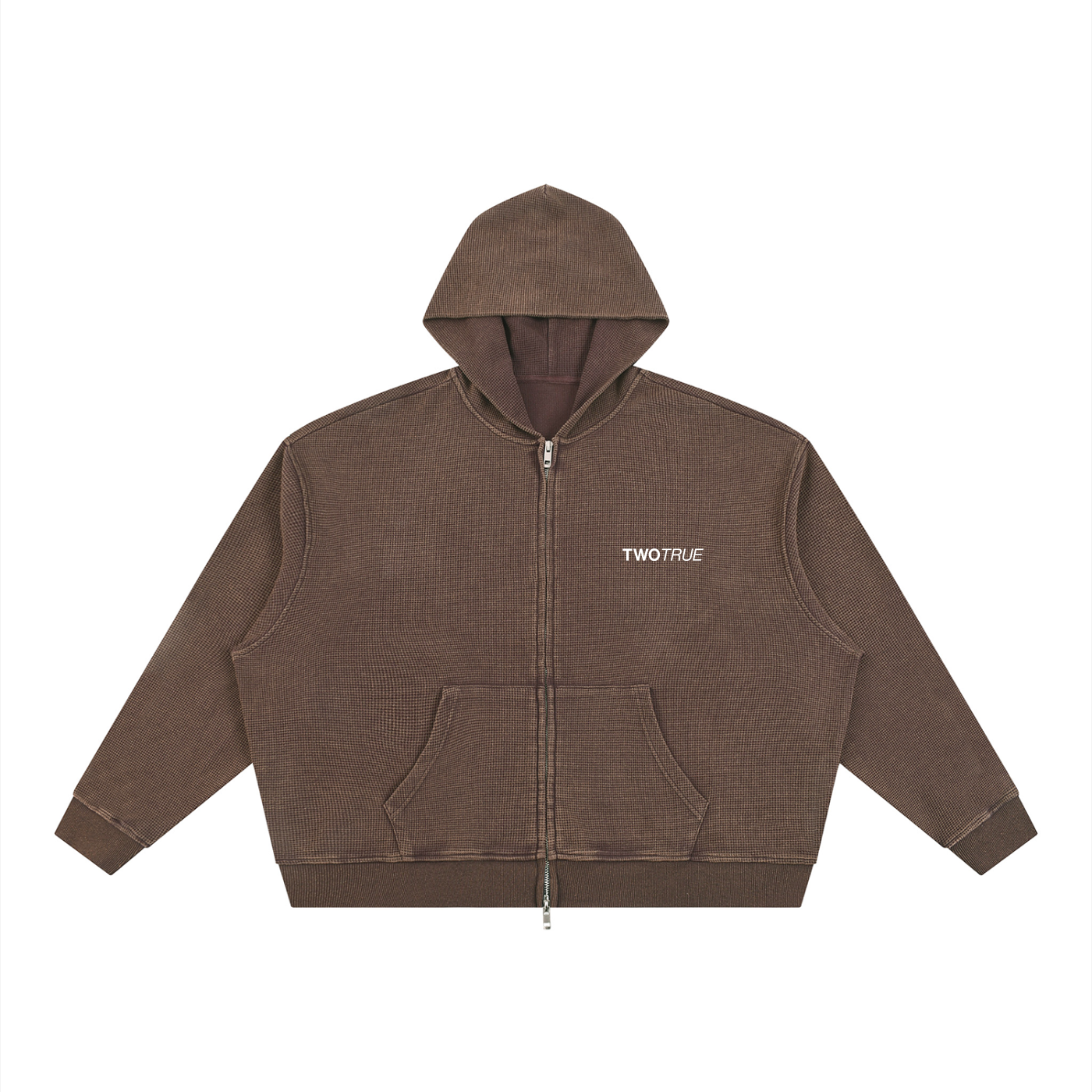ORIGINS VINTAGE WAFFLE ZIP - 'MOCHA'