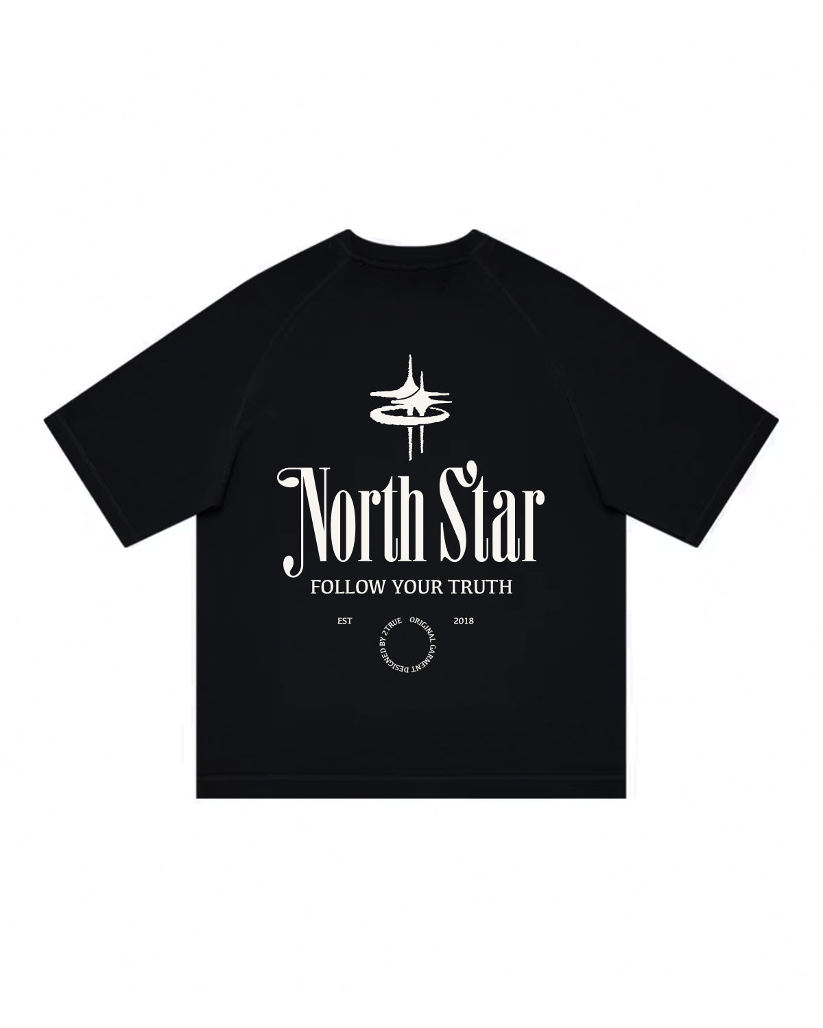 NORTH STAR RAGLAN T-SHIRT BLK