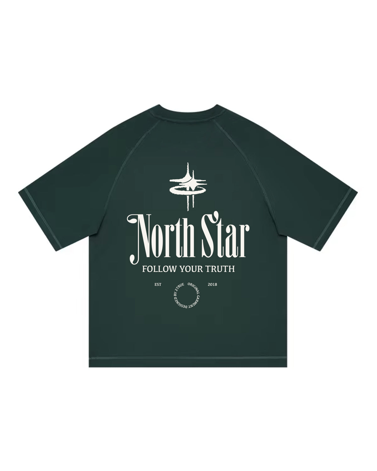NORTH STAR RAGLAN T-SHIRT FRST GREEN