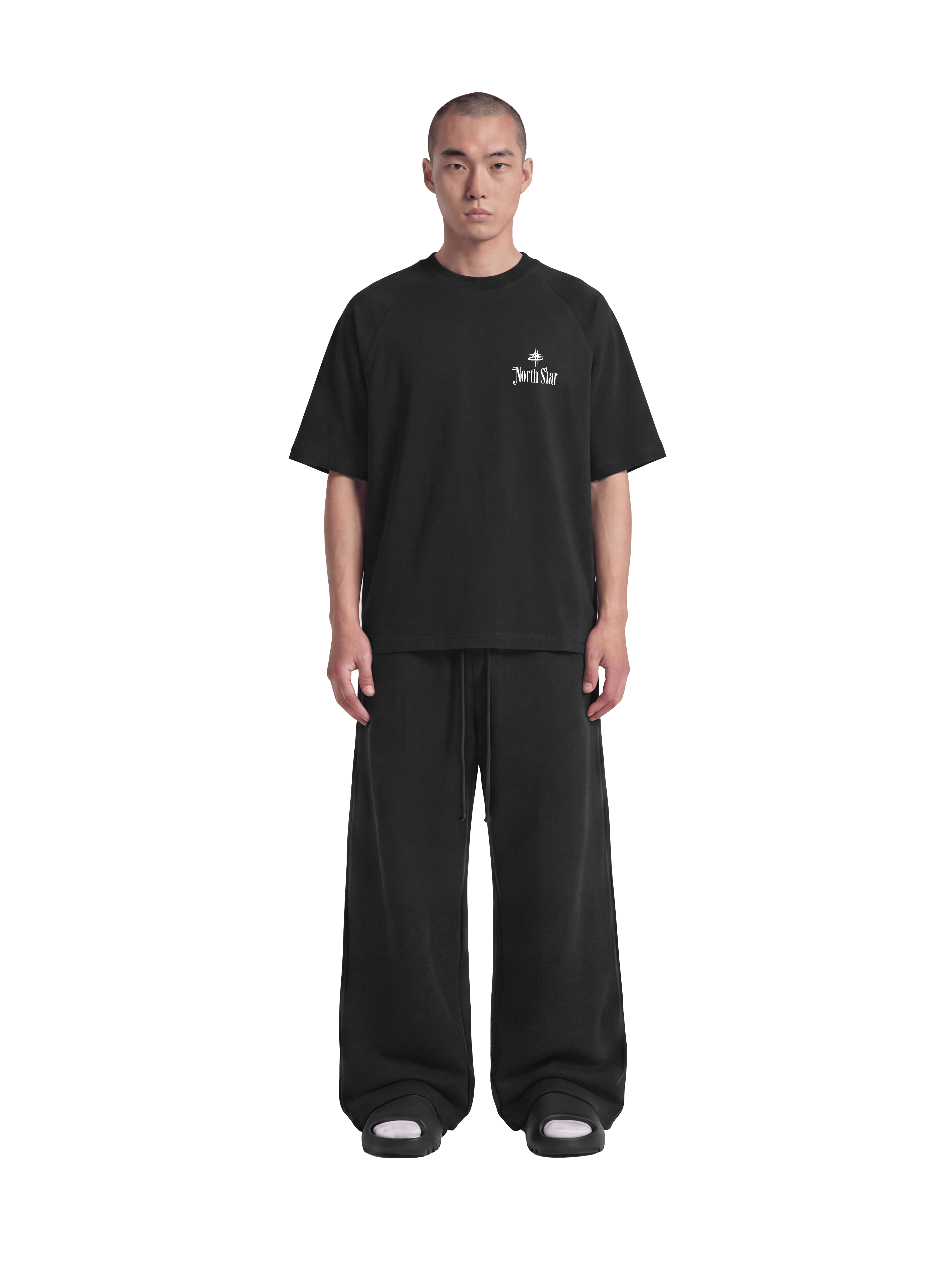 NORTH STAR RAGLAN T-SHIRT BLK