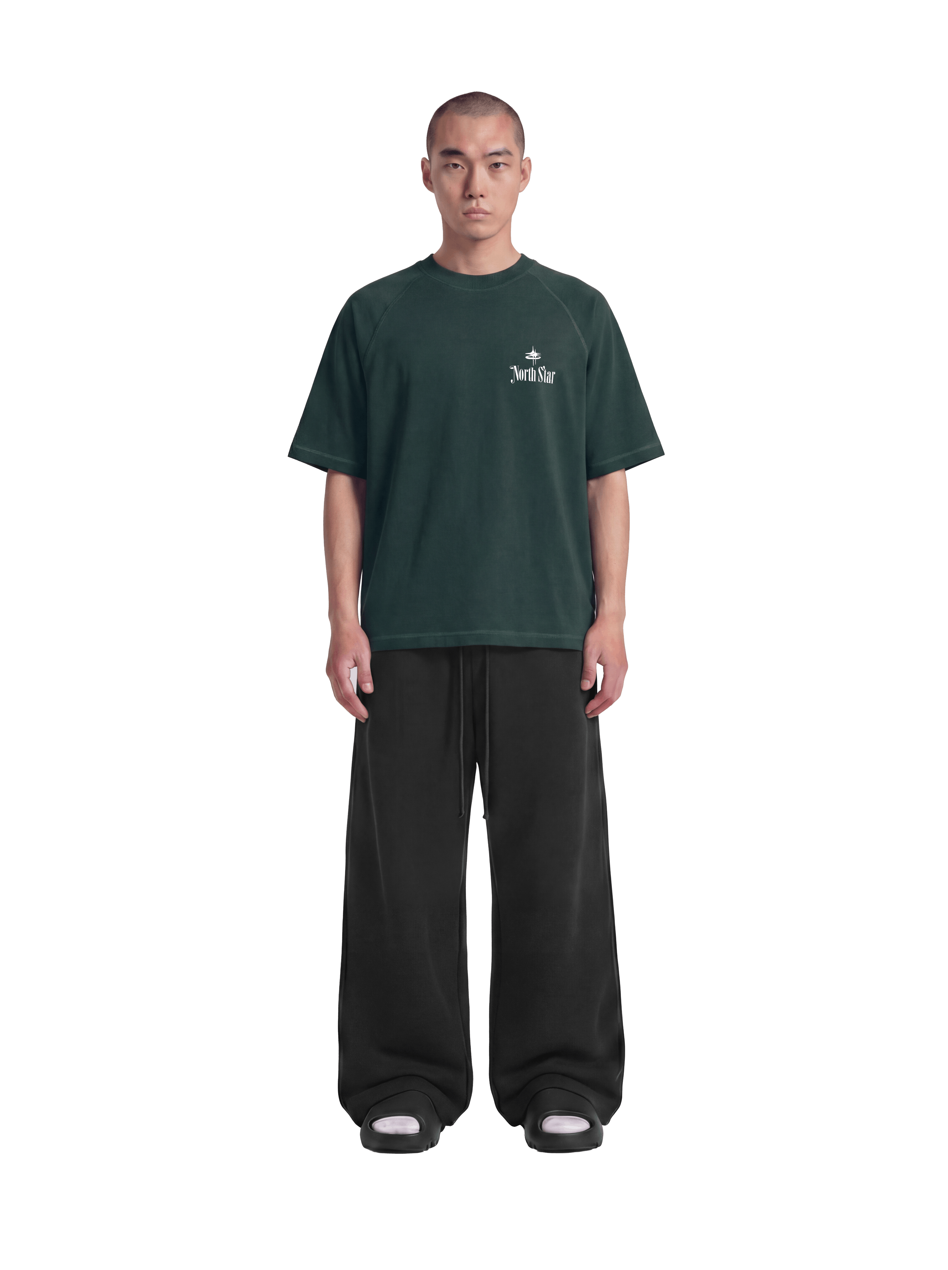 NORTH STAR RAGLAN T-SHIRT FRST GREEN