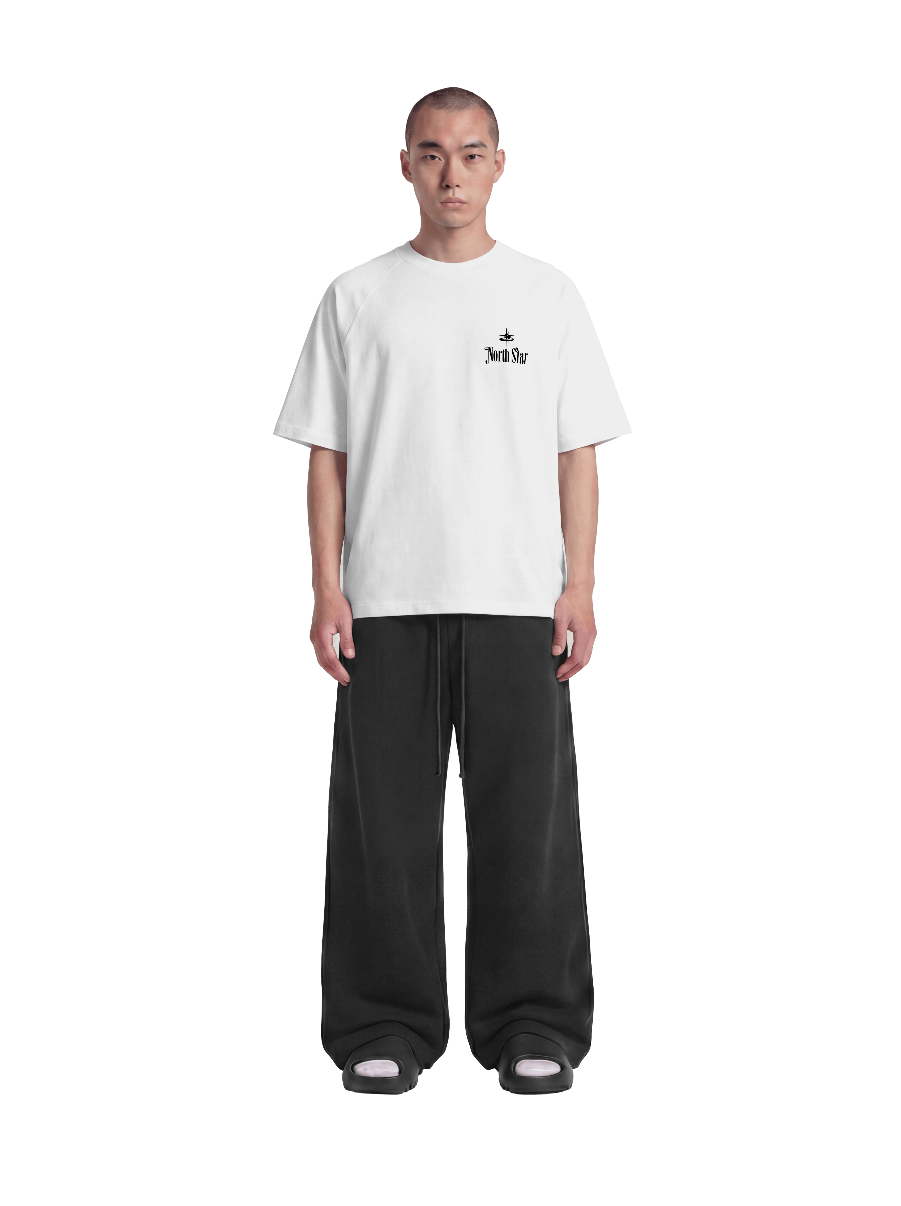 NORTH STAR RAGLAN T-SHIRT WHITE