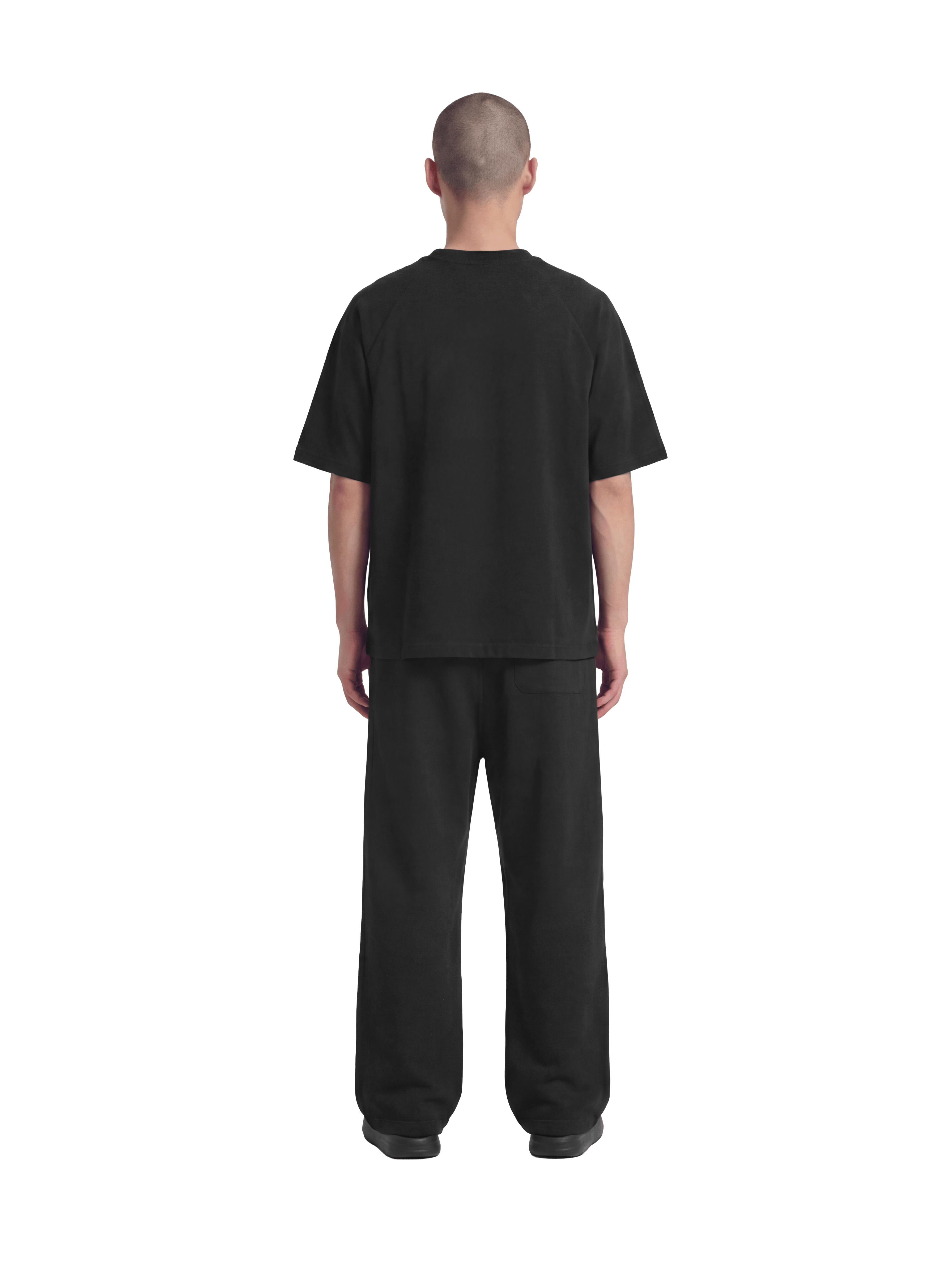TRUE TO ONESELF RAGLAN T-SHIRT BLK