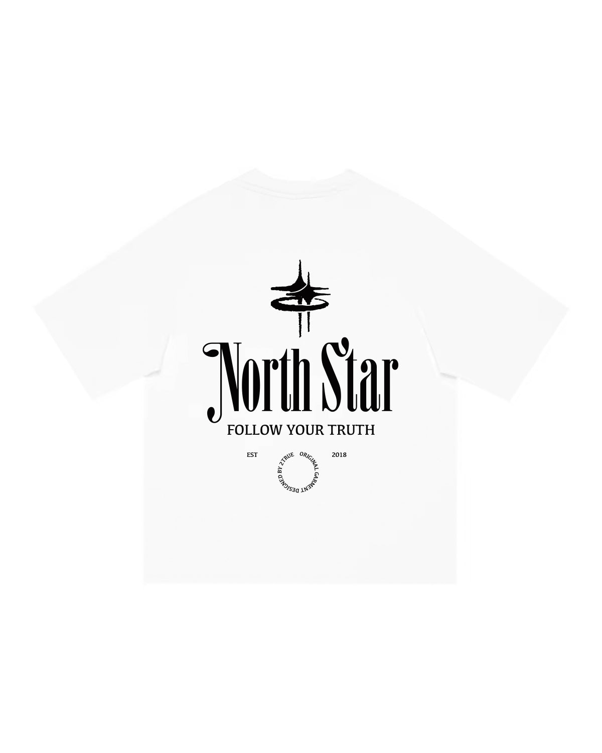 NORTH STAR RAGLAN T-SHIRT WHITE