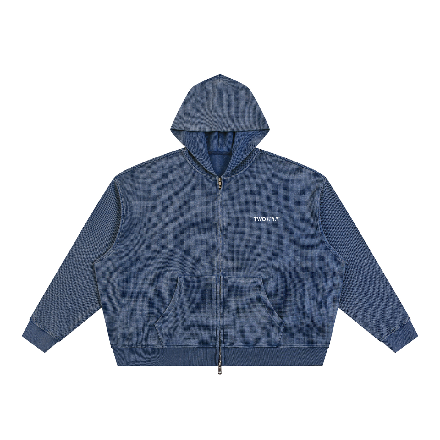 ORIGINS VINTAGE WAFFLE ZIP - 'BLUE'