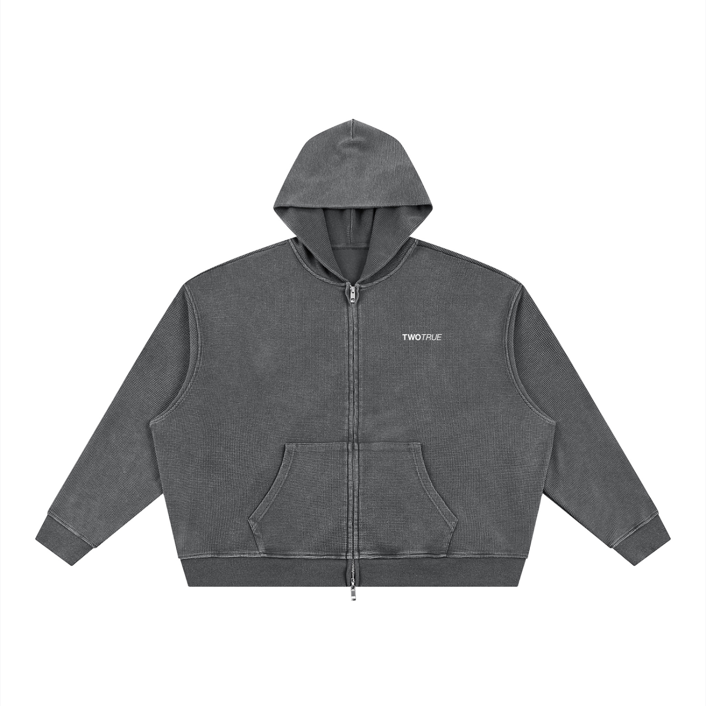 ORIGINS VINTAGE WAFFLE ZIP - 'GREY'