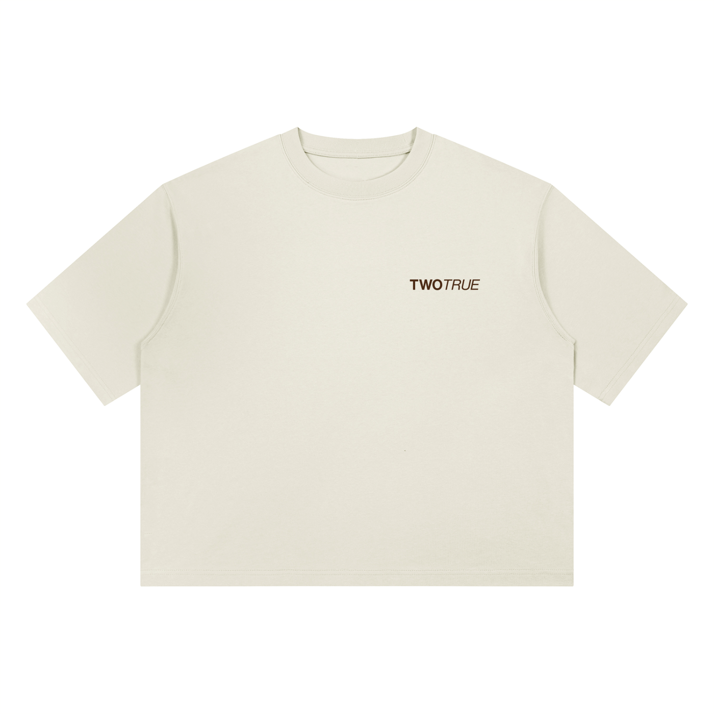 ESSENTIALS BOXY TEE - 'OAT'