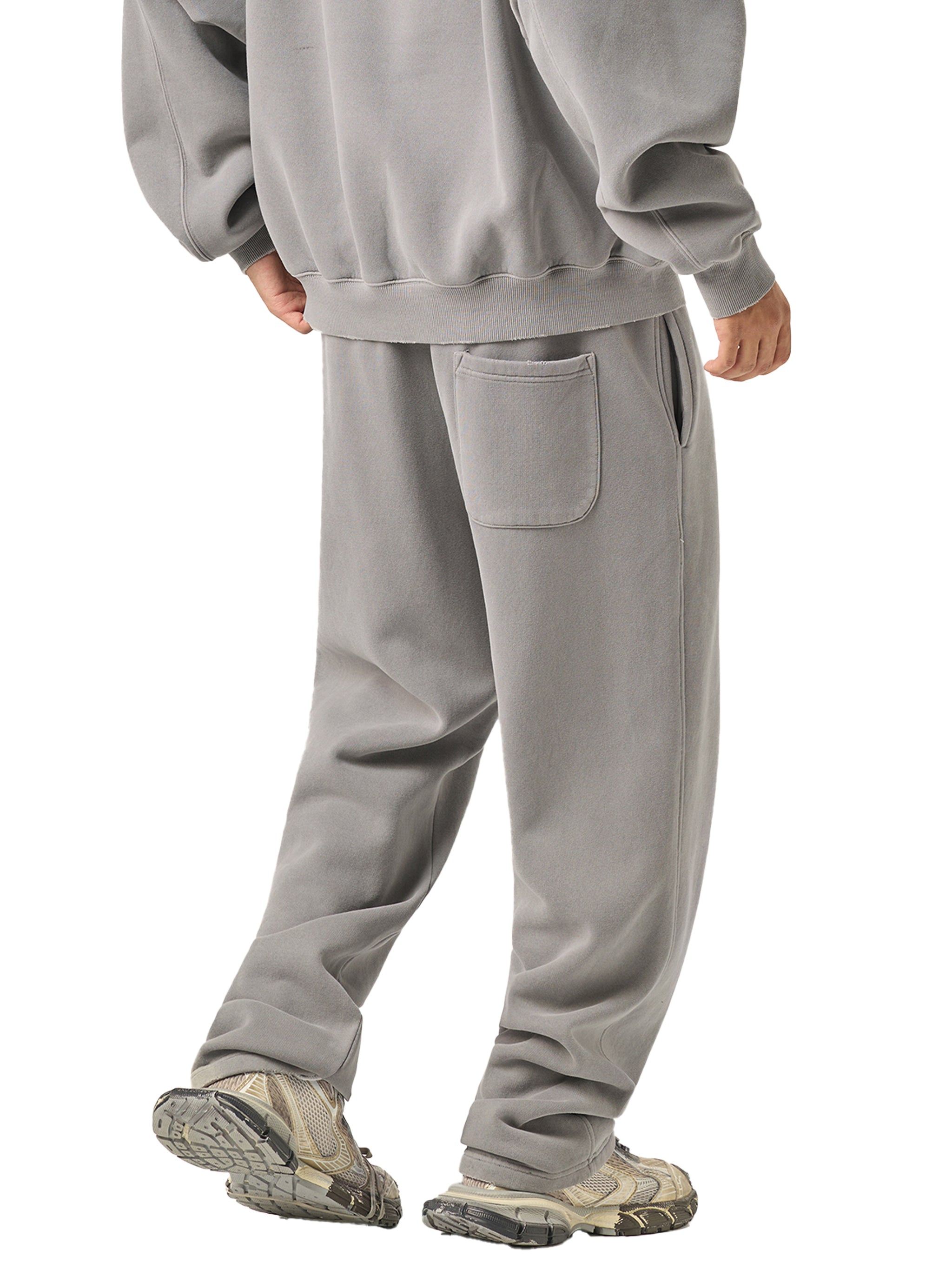 ORIGINS FRAYED SWEATPANTS - 'ASH'